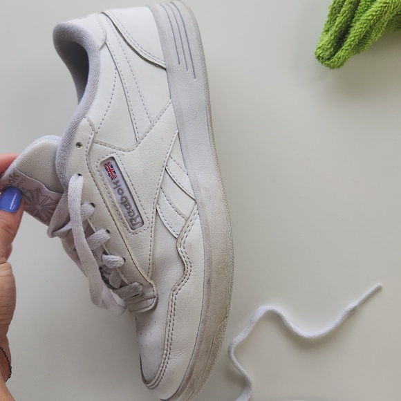 Reebok Classoc White on White, women's 7.5 - Picture 8 of 8